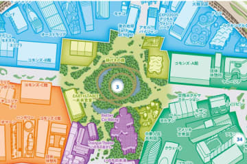 万博公式デジタルマップ、施設名が入って見やすくなった！　予約なしパビリオンの一覧表示に対応、当日予約センターの案内も