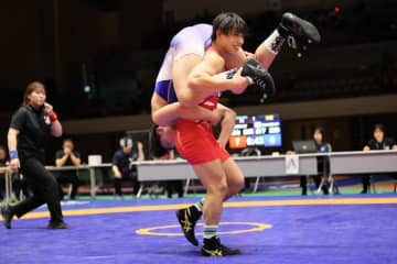 ＜レスリング＞【写真集】2025年東日本学生リーグ戦・一部リーグ／決勝（山梨学院大－日体大）