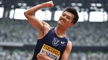 【陸上男子100m】栁田大輝がアジア選手権連覇！1000分の2秒差で制し「脚がとっちらかってしまった」
