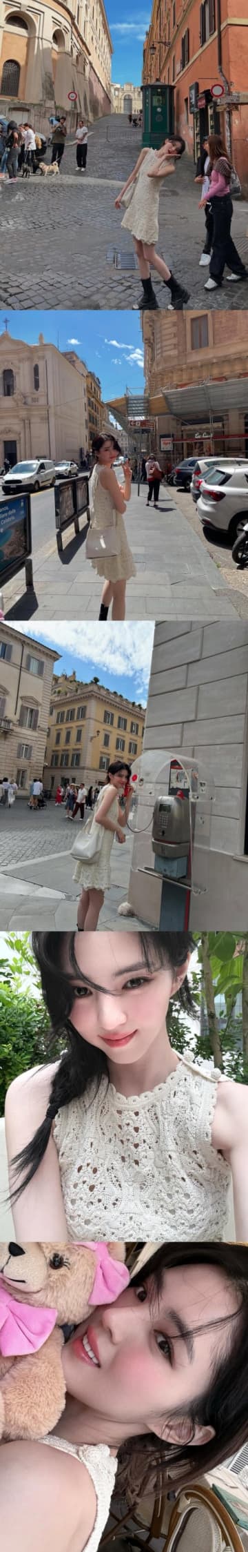夏モード全開のスタイリングで大優勝…ハン・ソヒ、イタリア満喫SHOTに「Dior」も大絶賛！【PHOTO】