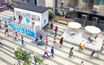 渋谷に「海の家」が！？暑い夏を先取りする『水淹れCafe』が期間限定OPEN