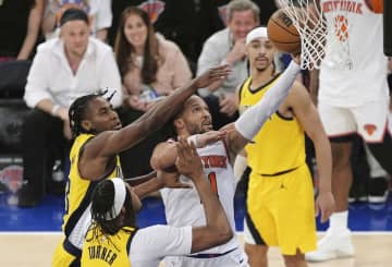 米プロバスケ、ニックスが2勝目　NBAプレーオフ東決勝