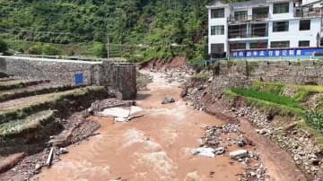中国貴州省各地で大雨　関係部門が洪水対策と電力供給確保に努める