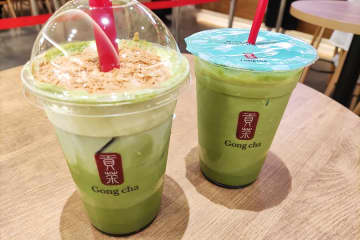 ゴンチャ「一番摘み抹茶」、新作はクレープ乗せでスイーツ風に