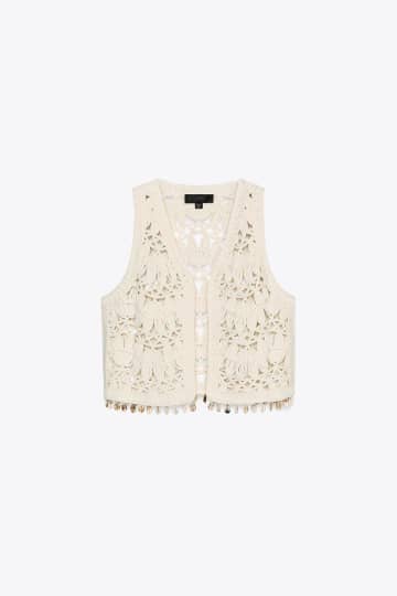 バサッと羽織るだけでOK！【ZARA】40・50代が似合う「垢抜けベスト」