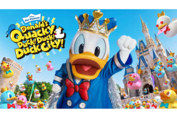 6月9日はドナルドダックのバースデー！「ドナルドのクワッキー・ダック！ダック！ダックシティ！」開催中