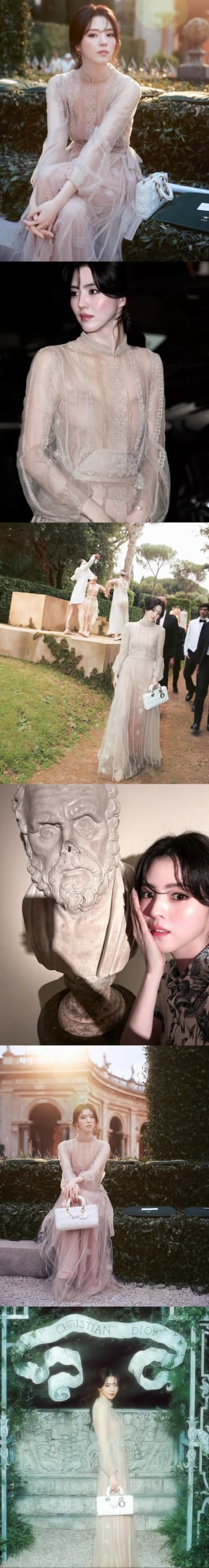 「非現実的に美しい」女優ハン・ソヒの恍惚すぎるドレス姿に大反響【PHOTO】