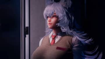 夜の学校でオオカミ娘に追われる脱出ホラー『Wolf Mate』ストアページ公開！お色気タイトル多数手がけるeTIRUe新作