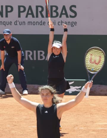 全仏テニス、穂積組3回戦へ　第6日