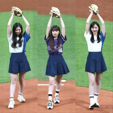 「めっちゃ綺麗だったのに…」乃木坂46トリオが巻き起こした“超カオス始球式”にネット大盛り上がり！「腹抱えて笑ったわ」「きつねも最高」