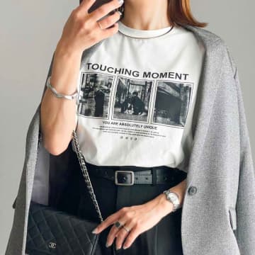 白Tよりこっちかも！？【SHEIN】コレ1枚でおしゃれ度UP♪「フォトT」