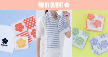 【MARY QUANT】接触冷感シリーズに｢タオルハンカチ･ロングタオル｣が新登場♡