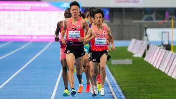 『2周ごとに引っ張る作戦』男子5000m森凪也銅メダル＆佐藤圭汰4位　スパート合戦に敗れ悔しさ＜陸上アジア選手権＞