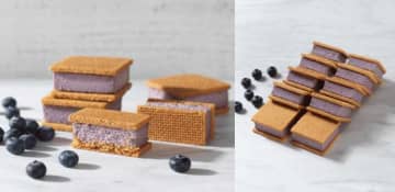 【Now on Cheese♪】チーズケーキサンドに｢ブルーベリー｣が登場♪