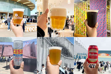 気軽に楽しめる、海外パビリオンのビール＆つまみ【万博はしご酒】