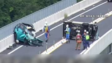 【速報】山陰道で車3台など絡む事故　9人病院搬送されうち2人意識不明の重体　一部区間で上下線通行止めに　島根・出雲市