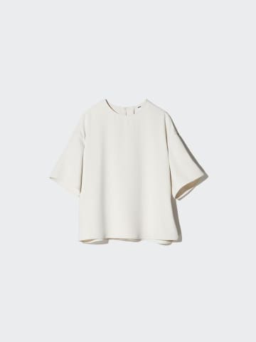 新作！【ユニクロ】オンオフ使える♡「優秀ブラウス」
