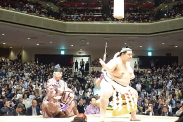 【大相撲】大の里が国技館で初の土俵入り「大勢の前でできたのはうれしい」〝横綱初白星〟も