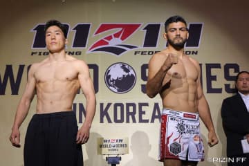 【RIZIN】サトシ、50秒で失神一本勝ち！　日韓戦も勝ち越しで「さすが」「異次元」「勝てる奴おるん？」絶賛の嵐