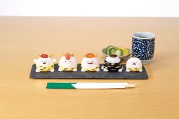 オニがおにぎりと合体！ガチャ「オニぎり」6月中旬発売リアルな成形のうめ、めんたいこなど全5種