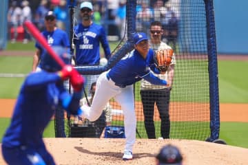 大谷翔平は「いい状態」　捕手は太鼓判…最速156キロ剛速球でバット粉砕＆見逃し三振