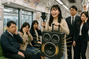 「バズれば何でもアリなのか」電車内で大音量スピーカーで音楽を再生　何が問題だったのか？