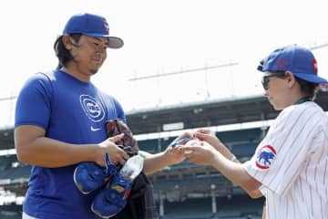 カブス今永、本拠地で投球練習　打者相手に実戦形式登板へ