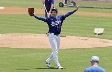 大谷29球、安打性は2本　2度目の実戦形式登板