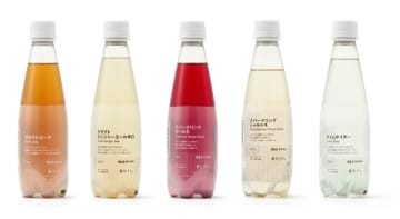 【無印】暑い日にぴったりの炭酸飲料5種が新発売。果汁やスパイスを生かしたすっきりした後味がクセになりそうな予感...！