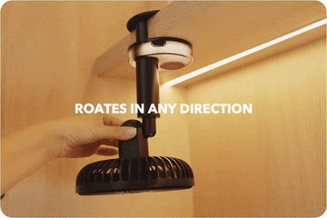 どこでも涼しい風を独り占め！アロマも香るクリップ式扇風機「Venty Clip Fan」