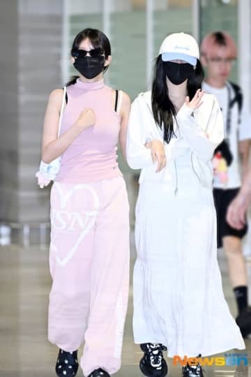 【PHOTO】IVE レイ＆イソ「ALL LOUD KT POP」を終えて台湾から韓国へ（動画あり）