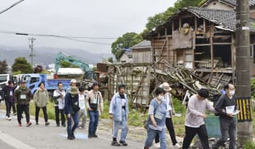 輪島市でウオーキングイベント　能登半島地震被災、犠牲者思い