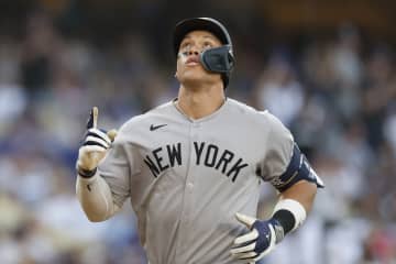 惨敗も孤軍奮闘の怪物ジャッジ、圧巻２発で米記者が驚異の“MLB最多記録”を指摘！ 「また本塁打が出た」
