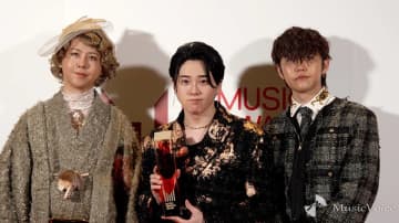 【動画】Mrs. GREEN APPLE、国際音楽賞で初代頂点「とても光栄です」