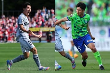 代表初招集の湘南DF鈴木淳之介と岡山MF佐藤龍之介が直接対決！ 日の丸を背負う意気込みを明かす「成長できるチャンス」「想像できないような状況」