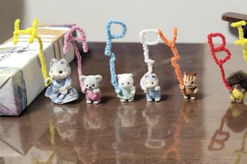 誕生日の夫が帰宅すると…　待ち構えていた「シルバニアファミリー」に10万いいね