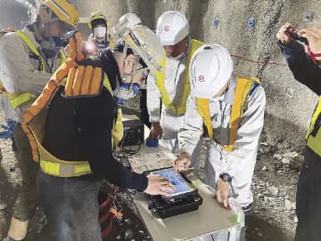 大成建設／無線電子雷管で試験発破成功、道路トンネル工事で国内初
