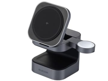 エレコムの充電器が安い！　AmazonスマイルSALE　Qi2対応の3in1充電器「EC-MS09BK」は1万1610円
