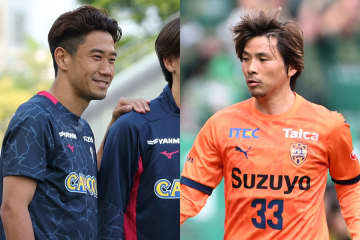 乾貴士から香川真司へ「おせーよ」　契約解除→3年ぶり古巣ピッチで再会「次ケズりますよ」