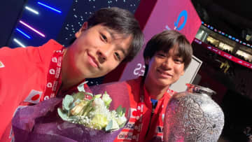 卓球・世界選手権金メダルの篠塚大登「とてもびっくりしています！」自撮りショットにお祝いの声