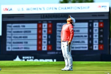 ナイスパーからのボギーを悔やむ 西郷真央は「苦手なセッティングとの戦いだった」