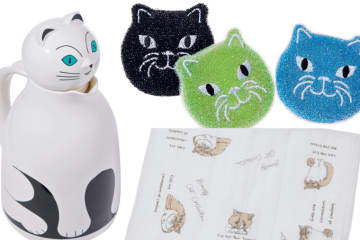 ねこと一緒に家事を楽しく♪ ふきん・ポット・スポンジなど、ねこのキッチングッズをご紹介【最新号からちょっと見せ・編集者のヒトコト】