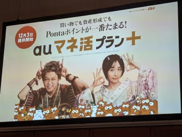 auのマネ活プラン新規契約などで最大6000ポイント進呈キャンペーン