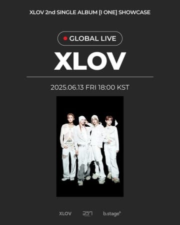 XLOV、2ndシングル「I ONE」発売記念ショーケースのライブ配信が6月13日に決定！