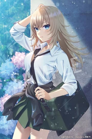 「創彩少女庭園」より6月発売予定のプラモデル「ウルフさん」のパッケージイラスト初公開！イラストレーター・森倉円氏が描き下ろしたイラスト