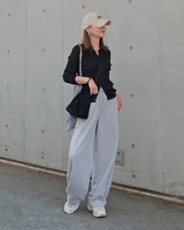 【スウェットパンツ】脱ダル着！ ゆったりパンツをきれいめにコーデするコツとは？