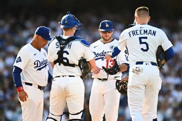 全米中継のドジャース戦で話題をさらった客席の大物　実況席は試合そっちのけ、直撃に「私は間違いなく…」