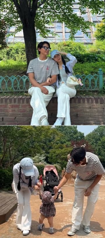 「韓国永住権」取得で話題、“14歳差”の日韓夫婦が娘と初めての動物園へ…高級ベビー服にも注目集まる