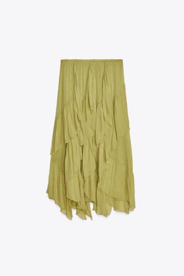「似合うのない、、」→ 諦めないで！【ZARA】40・50代におすすめ♡「フリルスカート」