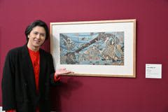 絶賛開催中！「五大浮世絵師展」歌舞伎俳優・尾上松也さんが来場！歌舞伎の大先輩たちとの共演は「夢のような話」　「五大浮世絵師展―歌麿 写楽 北斎 広重 国芳」会期：2025年5月27日(火)～7月6日(日) ／会場：上野の森美術館